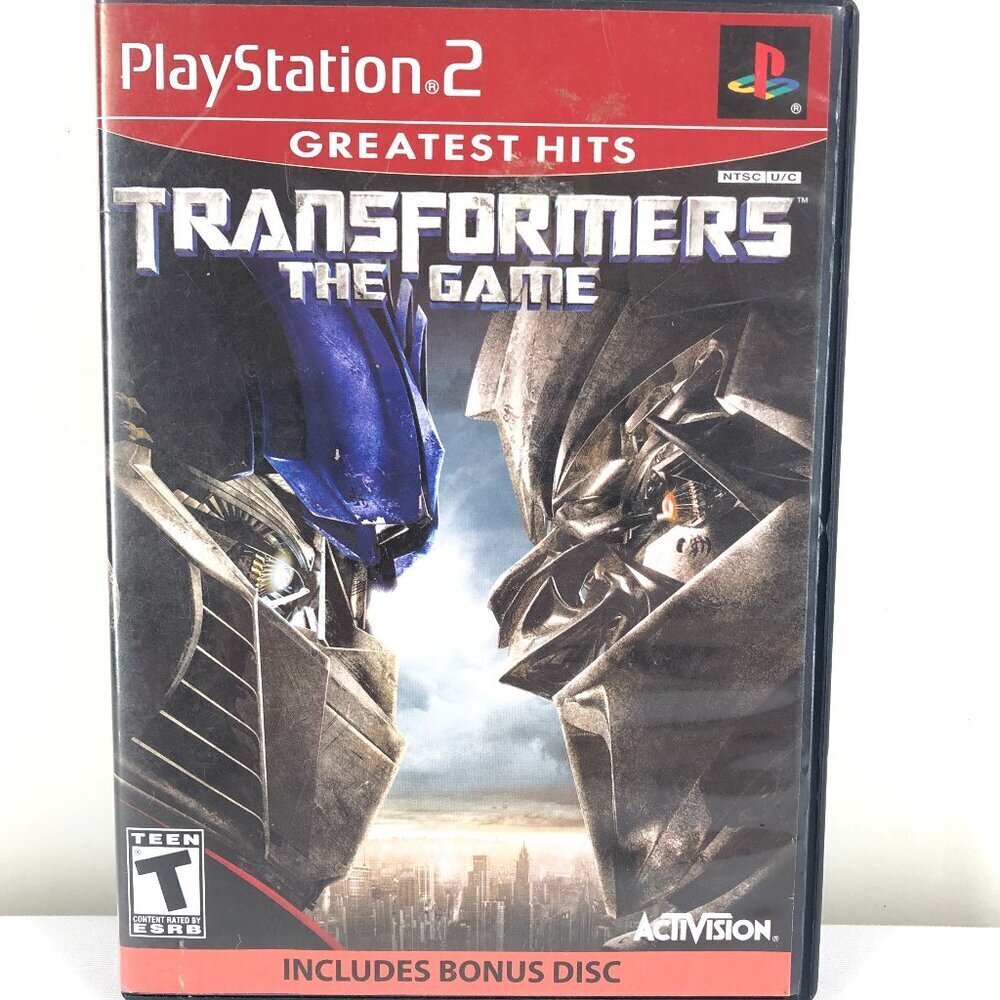 PlayStation 2 Greatest Hits Transformers The Game With Bonus Disc And Booklet